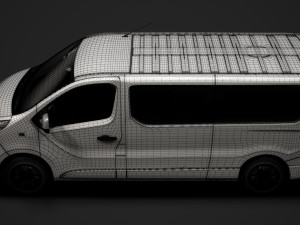 fiat talento minibus spaceclass lwb 2019 3D Модель