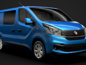 fiat talento combi 2019 3D Model