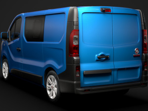 fiat talento combi 2019 3D Model