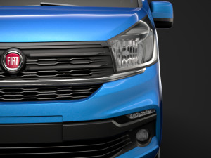 fiat talento combi 2019 3D Model