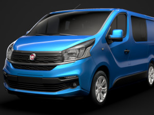 fiat talento combi 2019 3D Model