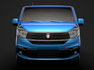 fiat talento combi 2019 3D Model