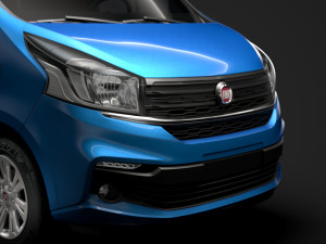 fiat talento combi 2019 3D Model