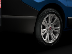fiat talento combi 2019 3D Model