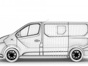 fiat talento combi 2019 3D Model