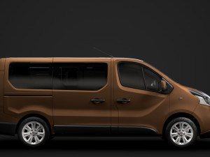 fiat talento minibus 2019 Model 3D
