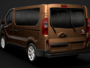 fiat talento minibus 2019 Model 3D