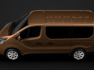 fiat talento minibus 2019 Model 3D