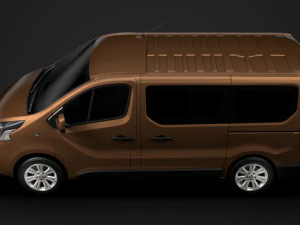 fiat talento minibus 2019 3D Model