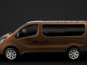 fiat talento minibus 2019 Model 3D