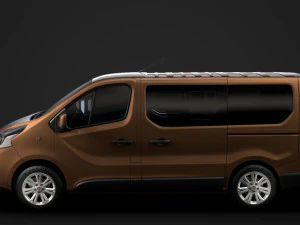 fiat talento minibus 2019 3D Model