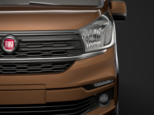 fiat talento minibus 2019 Model 3D