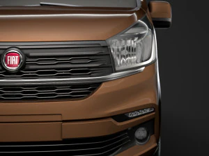 fiat talento minibus 2019 3D Model