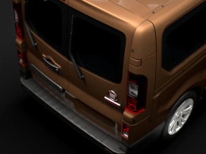 fiat talento minibus 2019 3D Model