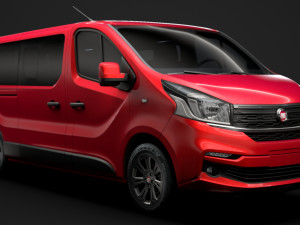 fiat talento minibus lwb 2019 3Dモデル