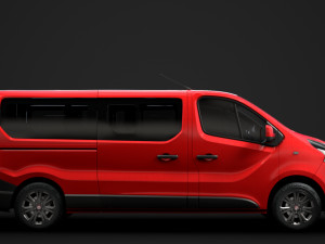 fiat talento minibus lwb 2019 3Dモデル