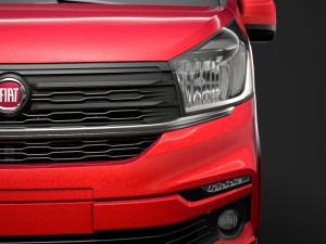 fiat talento minibus lwb 2019 3Dモデル