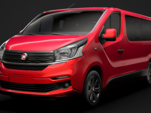 fiat talento minibus lwb 2019 3Dモデル