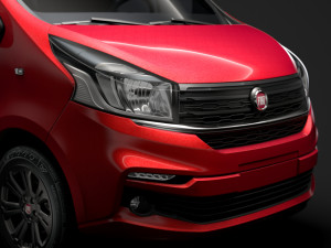 fiat talento minibus lwb 2019 3Dモデル