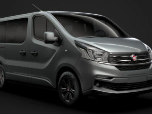 フィアット タレント ミニバス スペースクラス 2019 3Dモデル