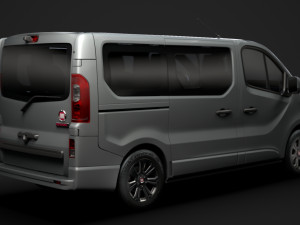 fiat talento minibus spaceclass 2019 3D-Modell