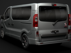 fiat talento minibus spaceclass 2019 3D-Modell
