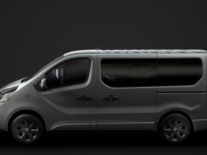 fiat talento minibus spaceclass 2019 3D-Modell