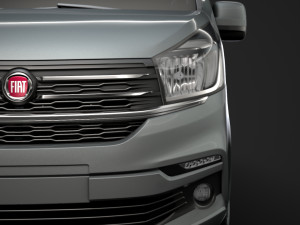 fiat talento minibus spaceclass 2019 3D-Modell