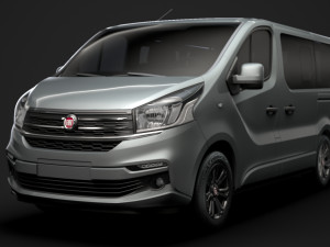 fiat talento minibus spaceclass 2019 3D-Modell