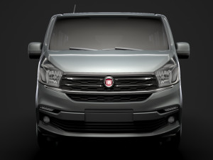 fiat talento minibus spaceclass 2019 3D-Modell