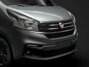 fiat talento minibus spaceclass 2019 3D-Modell