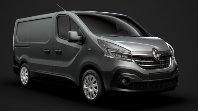 renault trafic van 2019 3D in 3DExport