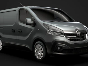 renault trafic van 2019 3D Model