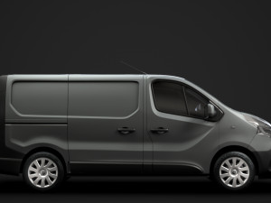 renault trafic van 2019 3D Model