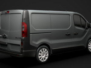 renault trafic van 2019 3D Model