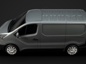 renault trafic van 2019 3D Model