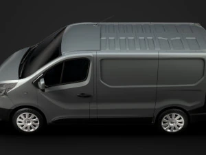 renault trafic van 2019 3D Model