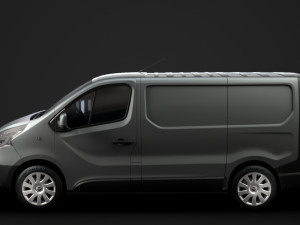 renault trafic van 2019 3D Model