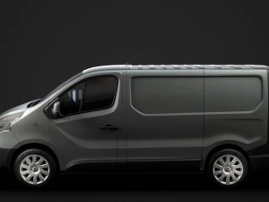 renault trafic van 2019 3D Model