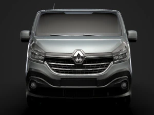 renault trafic van 2019 3D Model