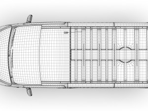 renault trafic van 2019 3D Model
