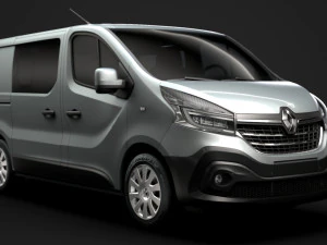 Рено Трафик Комби 2019 3D Модель