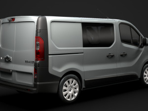 renault trafic combi 2019 3D Model