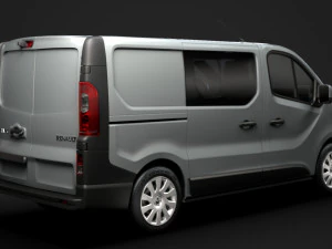 renault trafic combi 2019 3D Model