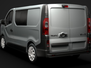renault trafic combi 2019 3D Model