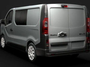 renault trafic combi 2019 3D Model