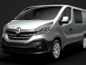 renault trafic combi 2019 3D Model