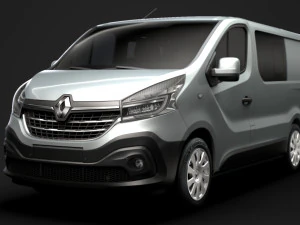 renault trafic combi 2019 3D Model