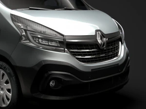 renault trafic combi 2019 3D Model
