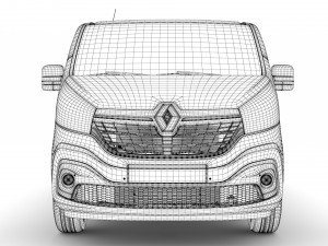 renault trafic combi 2019 3D Model
